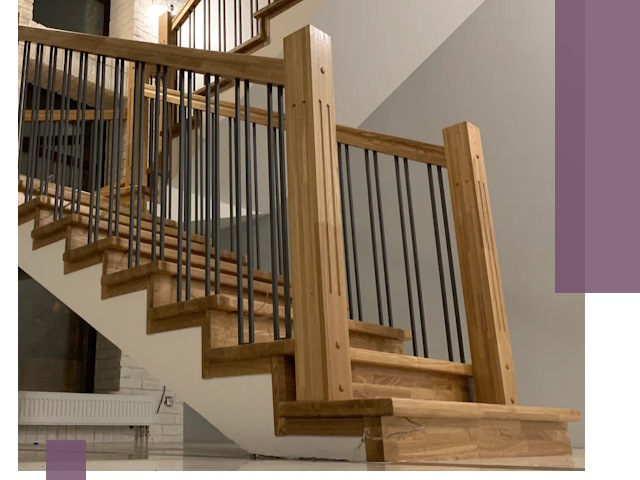 Реставрация деревянных и металлических лестниц в Старой Руссе