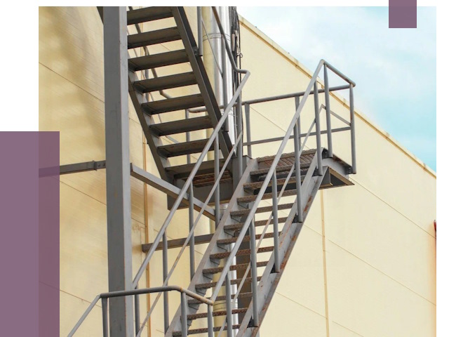 Пожарные лестницы в Старой Руссе от 12228 руб. — монтаж и продажа | ПРОЛЁТ-Срс