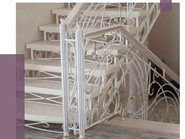 Изготовление кованых лестниц на заказ в Старой Руссе от 86615 руб. | ПРОЛЁТ-Срс
