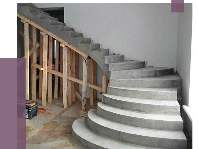 Изготовление бетонных лестниц под ключ в Старой Руссе от 19871 руб. | ПРОЛЁТ-Срс