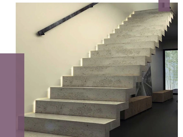 Облицовка бетонных лестниц в Старой Руссе от 4586 руб/м2 