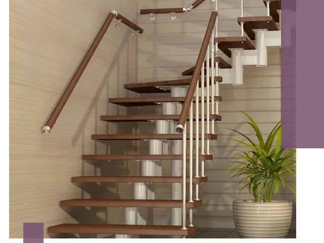 Изготовление модульных лестниц под ключ в Старой Руссе