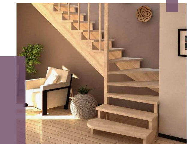 Изготовление Г-образных лестниц в Старой Руссе от 18852 руб. 