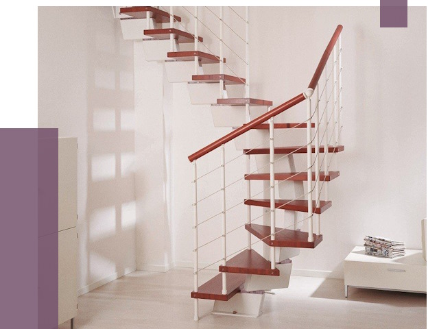 Изготовление лестниц на больцах в Старой Руссе от 9681 руб. | ПРОЛЁТ-Срс