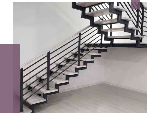Лестницы на металлокаркасе под ключ в Старой Руссе от 12738 руб. | ПРОЛЁТ-Срс