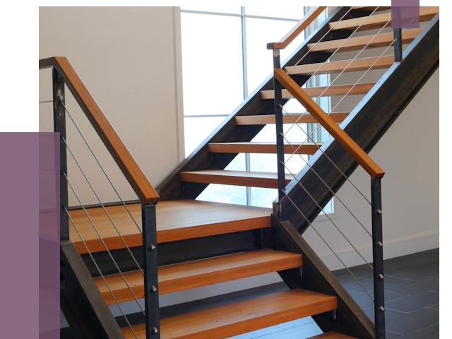 Изготовление лестниц на металлокаркасе в Старой Руссе от 18852 руб. | ПРОЛЁТ-Срс