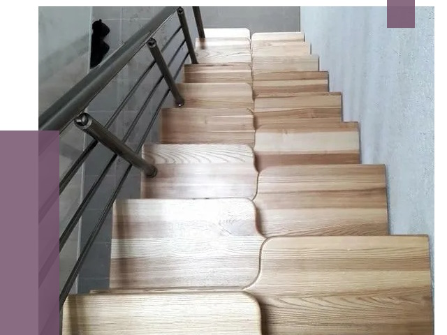 Лестницы гусиный шаг в Старой Руссе от 12992 руб. под ключ | ПРОЛЁТ-Срс