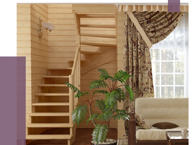 Лестницы для дачи в Старой Руссе от 75661 руб.  | ПРОЛЁТ-Срс