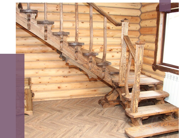 Лестницы в баню в Старой Руссе от 19055 руб. — изготовление | ПРОЛЁТ-Срс