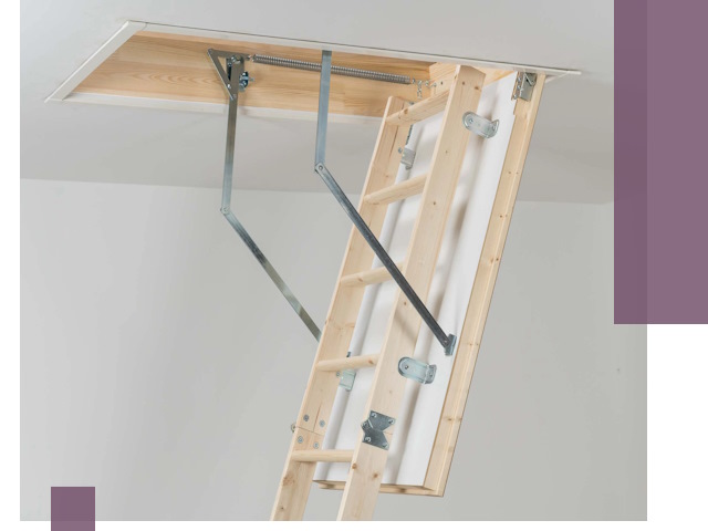 Установка чердачной лестницы под ключ в Старой Руссе