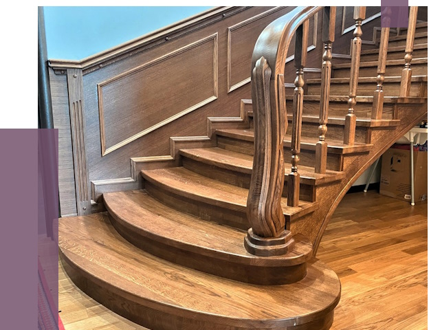 Дубовые лестницы под ключ в Старой Руссе от 175778 руб. — ПРОЛЁТ-Срс