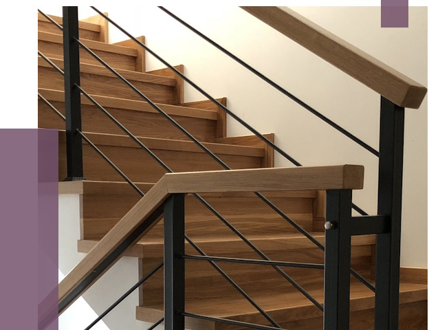 Обшивка металлической лестницы деревом в Старой Руссе от 4331 руб.