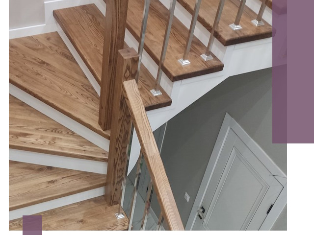 Обшивка металлических лестниц под ключ в Старой Руссе