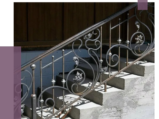 Кованые перила в Старой Руссе от 8662 руб. под ключ — качество от ПРОЛЁТ-Срс