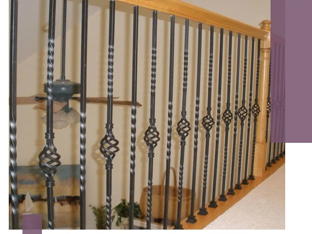 Изготовление и монтаж кованных перил в Старой Руссе под ключ