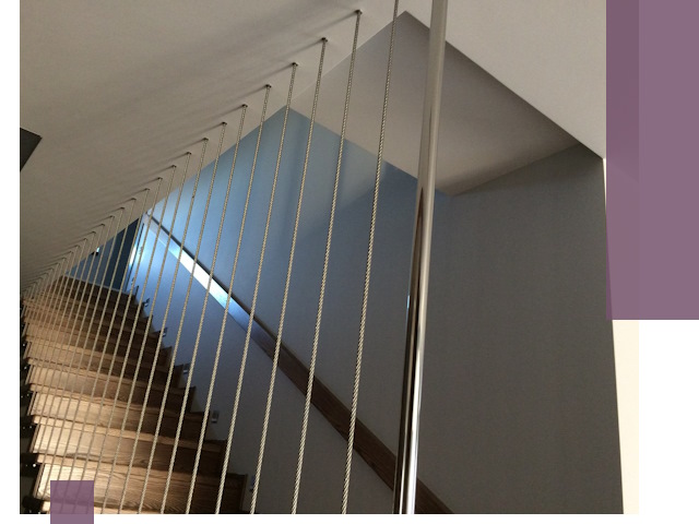 Тросовые перила под ключ в Старой Руссе — производство и монтаж