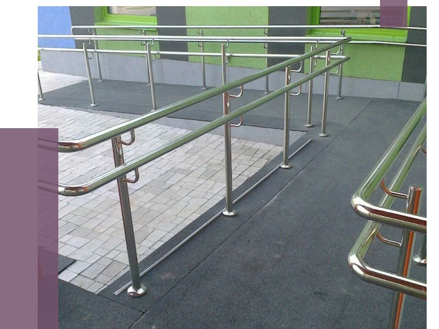 Ограждения пандусов в Старой Руссе от 4331 руб. монтаж | ПРОЛЁТ-Срс