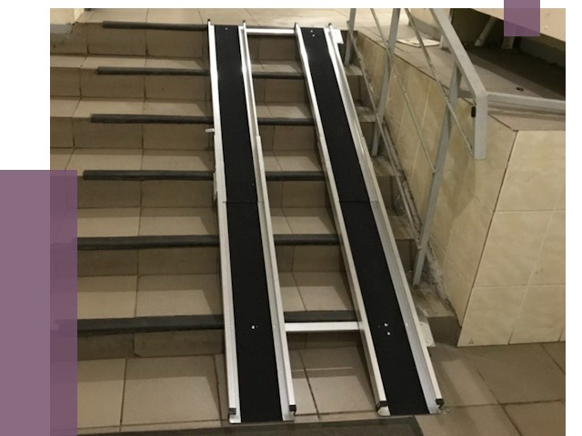 Установка пандуса в подъезд в Старой Руссе от 7948 руб. под ключ | ПРОЛЁТ-Срс