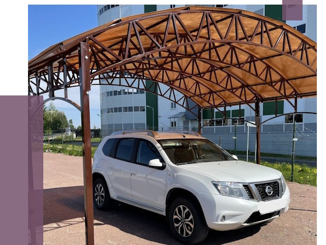 Недорогие навесы в Старой Руссе от 42798 руб.  | ПРОЛЁТ-Срс