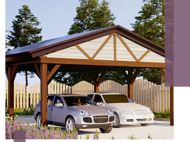 Навесы для автомобиля в Старой Руссе — изготовление и монтаж