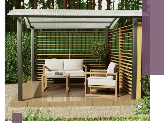 Навесы для дачи в Старой Руссе: изготовление, монтаж и демонтаж