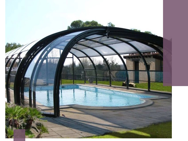 Навесы для бассейна в Старой Руссе: изготовление и монтаж под ключ