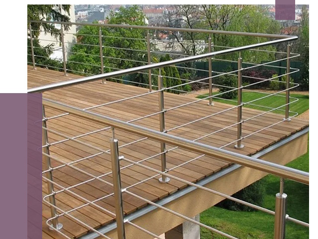 Алюминиевые парапеты в Старой Руссе под ключ от 7744 руб. 