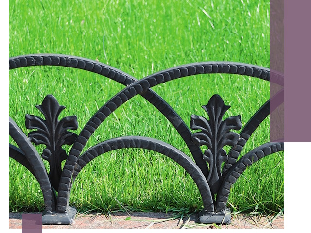 Декоративные металлические бордюры под ключ в Старой Руссе