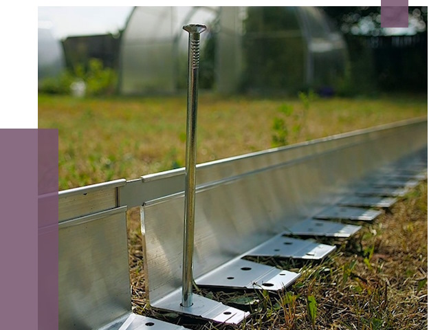 Металлические бордюры для газона в Старой Руссе от 4280 руб. | ПРОЛЁТ-Срс