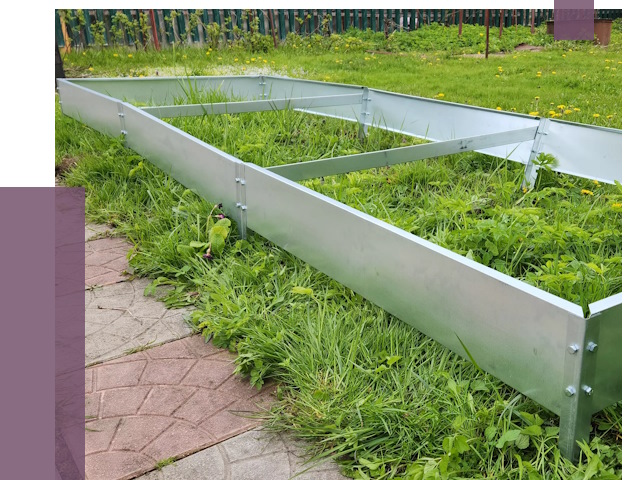 Металлические бордюры для грядок в Старой Руссе от 1783 руб. 