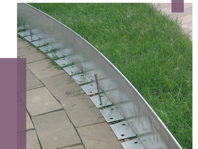 Металлические бордюры для тротуаров в Старой Руссе от 8662 руб.