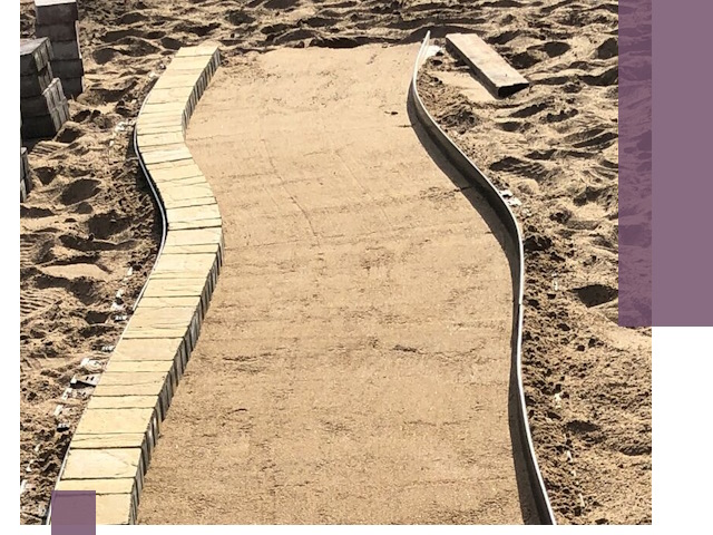 Металлические бордюры для тротуаров в Старой Руссе — прочные и долговечные