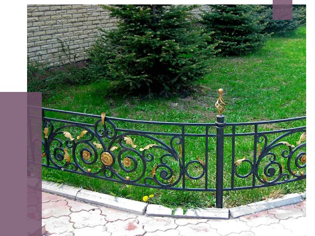 Кованые газонные ограждения в Старой Руссе от 7592 руб. — ПРОЛЁТ-Срс