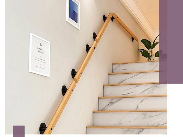 Поручни металлические и деревянные под ключ в Старой Руссе